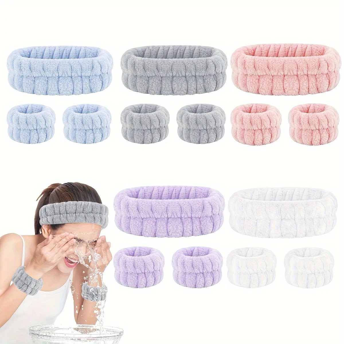 Skincare Finally Found You - Coral Velvet Facial High-elastic Makeup Hairband