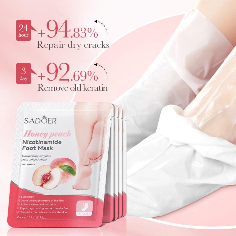 Skincare Finally Found You - 1 Pairs SADOER Fruits Foot Mask