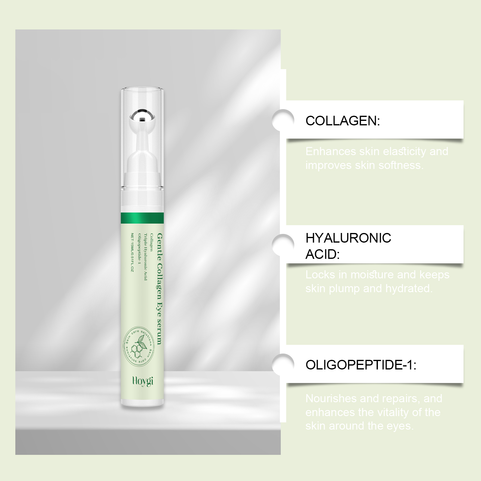 HOYGI Collagen Eye Serum Anti  - Caffeine Eye Serum recension och pris