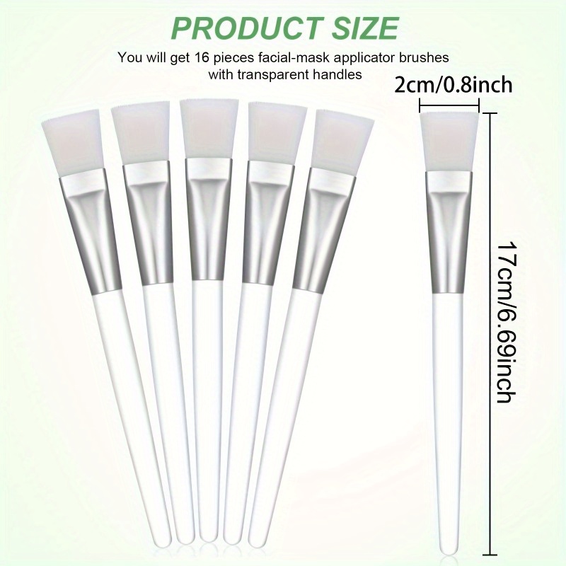 5pcs Soft Facial Mask Brush wi - Skincare Finally Found You recension och pris