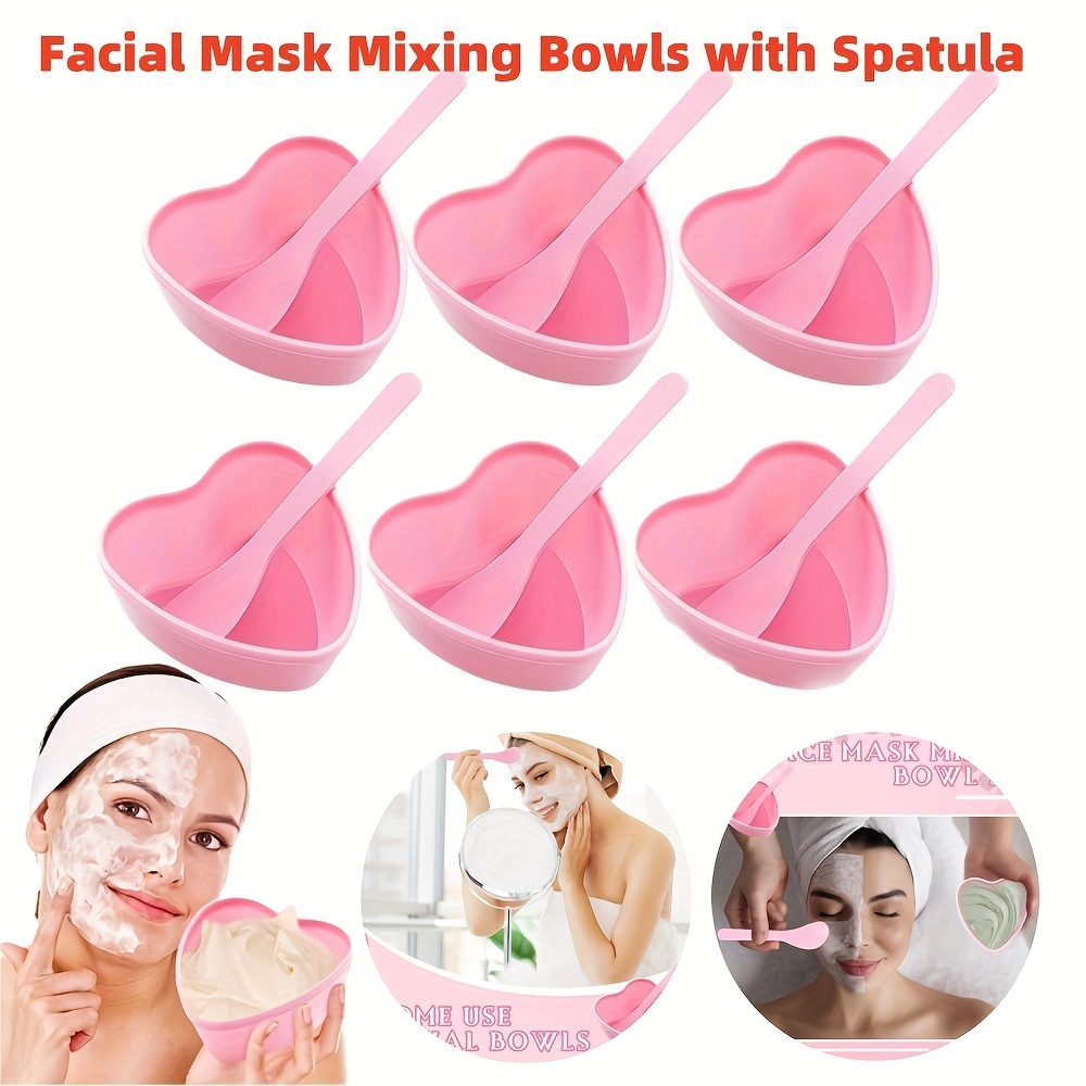 6-piece Pink Heart Shaped Faci - Skincare Finally Found You recension och pris