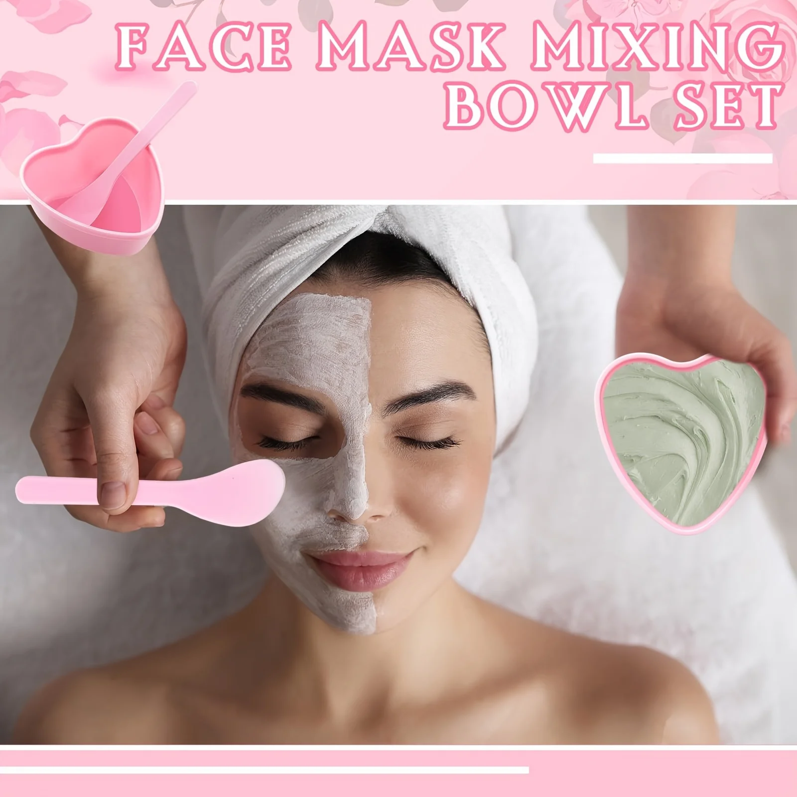 6-piece Pink Heart Shaped Faci - Skincare Finally Found You recension och pris
