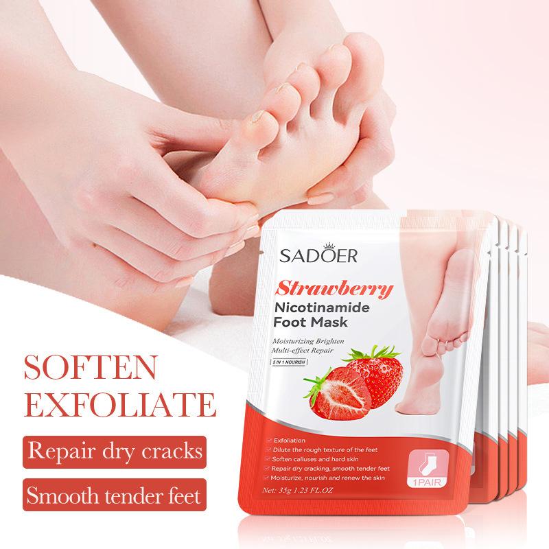 1 Pairs SADOER Fruits Foot Mas - Skincare Finally Found You recension och pris